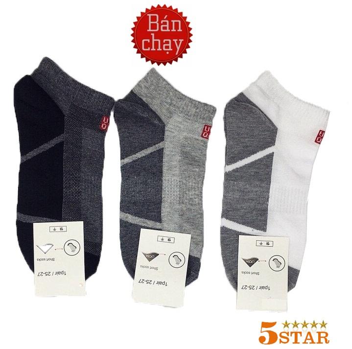 Bộ 6 Đôi Tất Vớ Nam Cổ Ngắn UNI