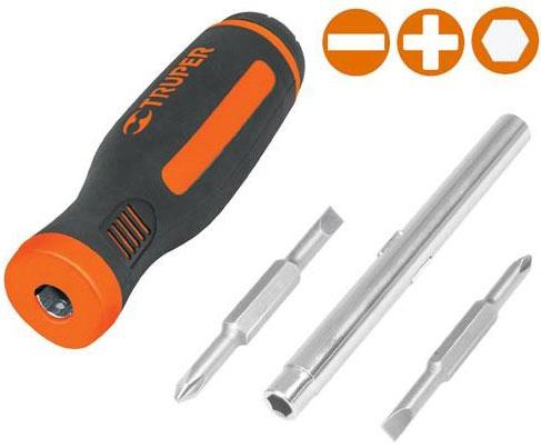 Tuốc nơ vít nhiều đầu có từ Truper 14200 (DT-4)