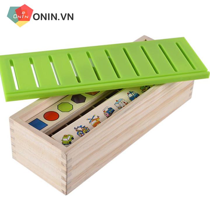 Hộp gỗ thả hình theo chủ đề