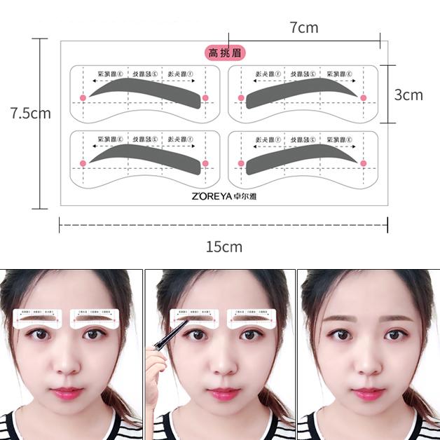 [HCM]- Miếng dán vẽ chân mày (2 cặp)