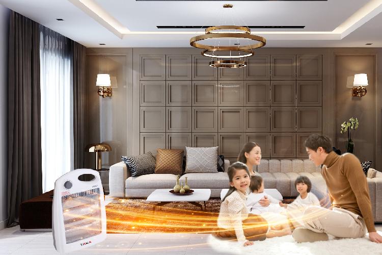 Quạt sưởi thạch anh Taka TKE12H