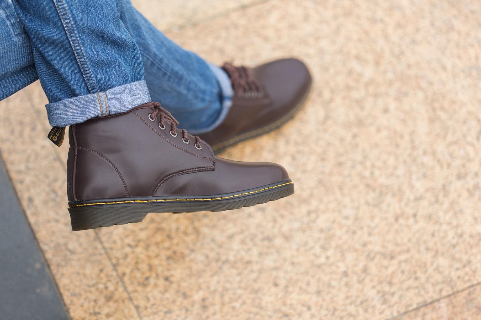 Giày boot nam-Giày Nam M354(t)-NAU