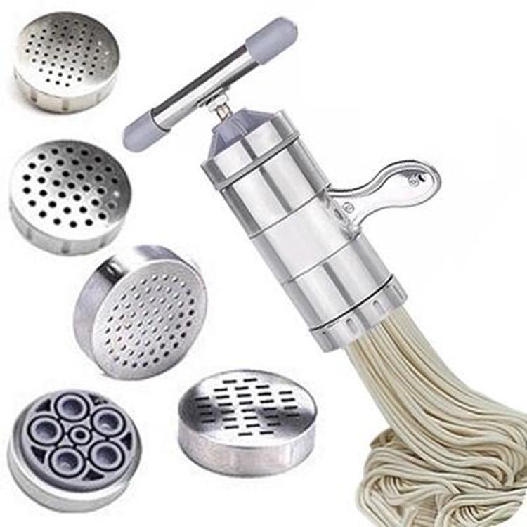 Máy ép mì, bún tươi, ép hoa quả 5 đầu INOX