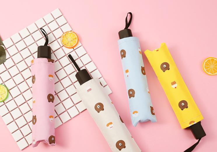 Ô dù mini hình gấu Brown GDTRONGL144