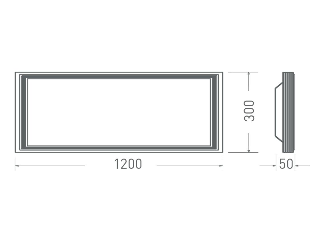 Đèn LED Panel Tấm 1200x300  MPL082-048WS658LB6/MPL082-048WS408LB6/MPL082-048WS278LB6