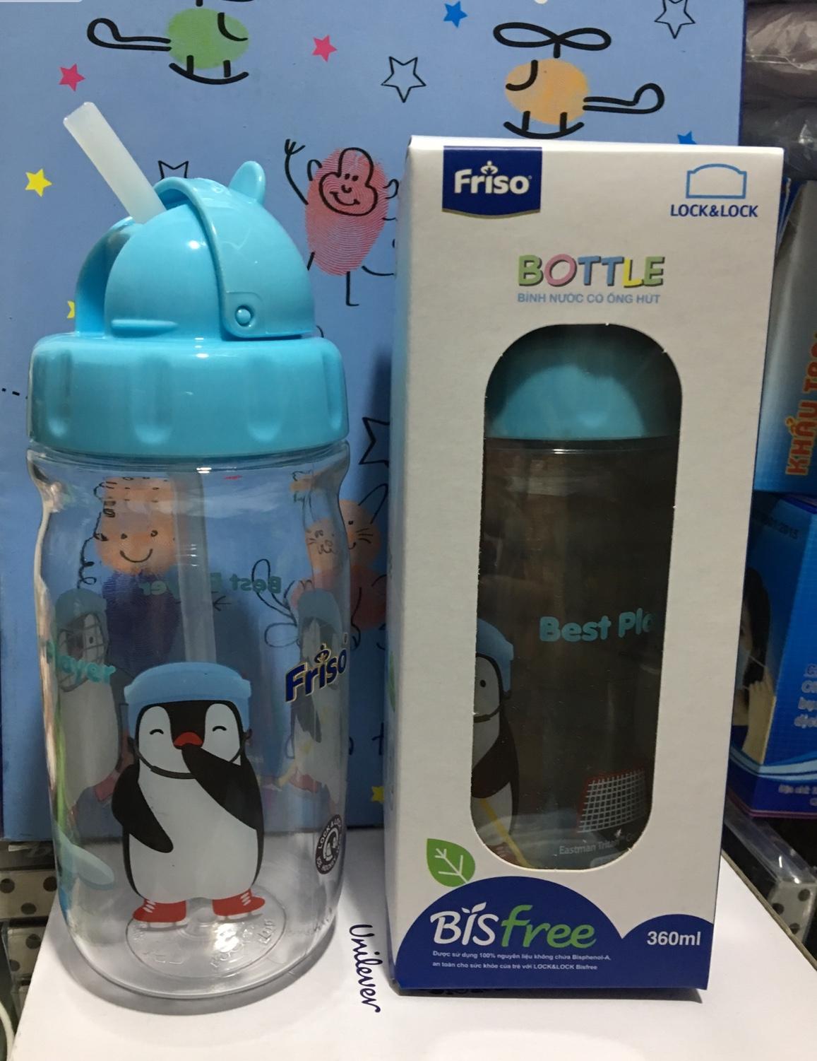 Bình uống ống hút Friso (Lock & Lock)