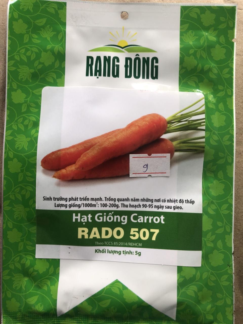 HẠT GIỐNG CỦ CÀ RỐT - GIỐNG CÀ RỐT