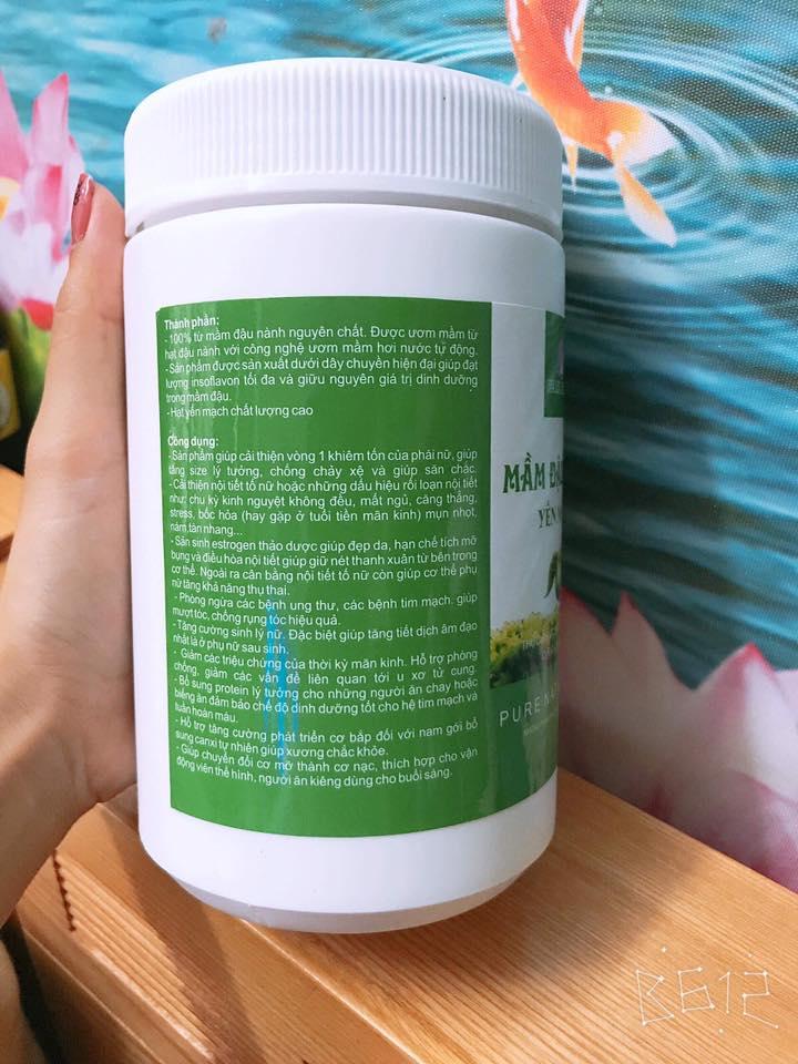 1KG ( 2 HỘP) MẦM ĐẬU NÀNH - YẾN MẠCH