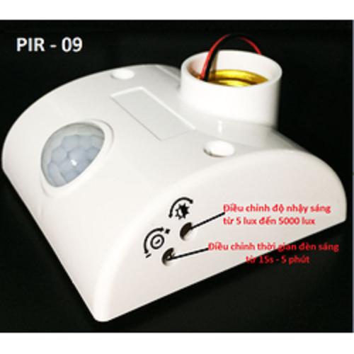 Đuôi đèn cảm ứng hồng ngoại PIR-09
