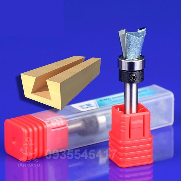 Mũi Phay Mộng Đuôi Cá 15 x 12.6 mm Tideway Cốt 6.35 mm