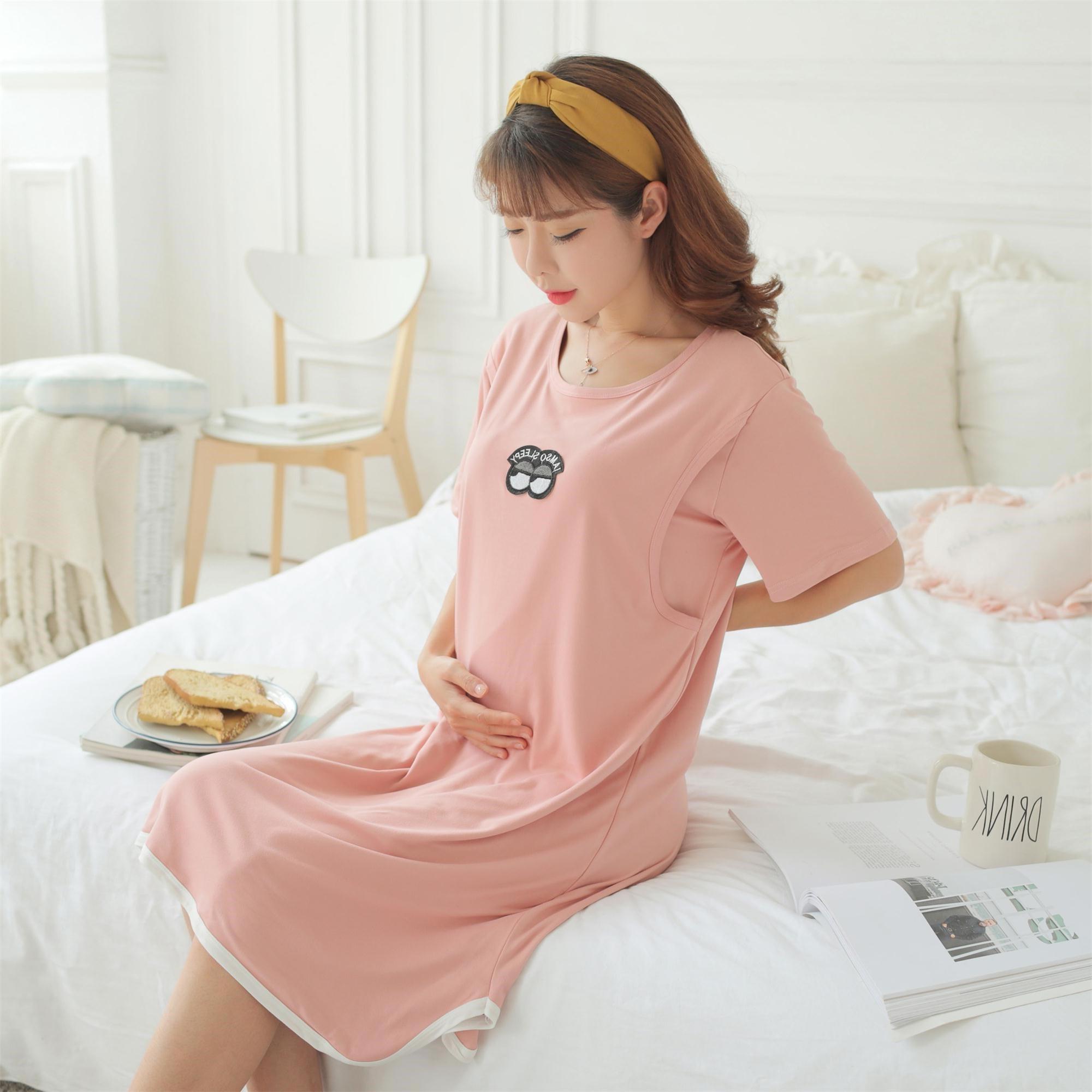 Đầm bầu sau sinh cho con bú 01