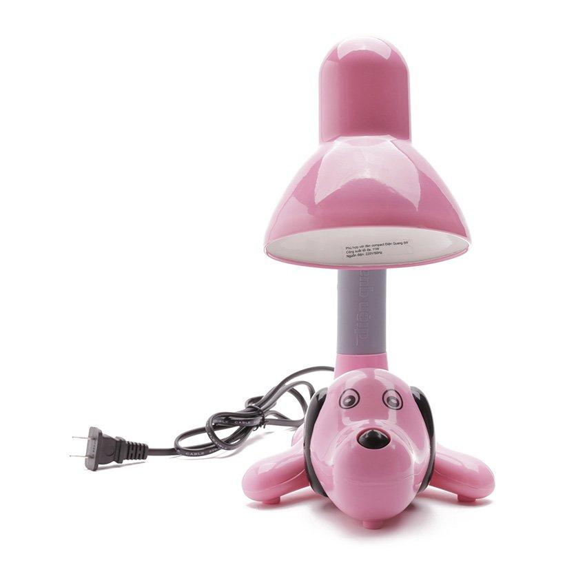 Đèn bàn Điện Quang ĐQ DKL06 BW (kiểu con chó, hồng, bóng ánh sáng vàng, cắm điện trực tiếp)