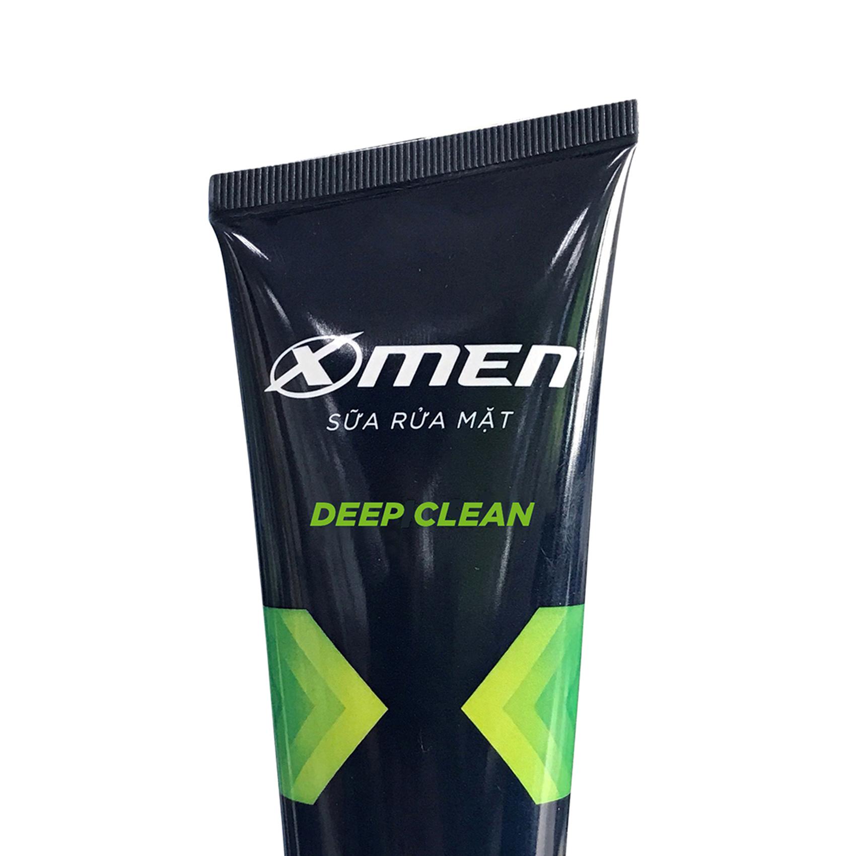 Sữa rửa mặt X-Men Sạch sâu 100g