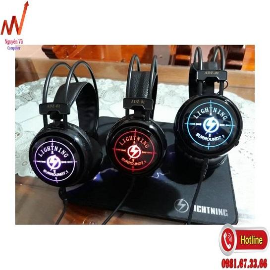 Tai nghe Lightning ADZ-01 âm 7.1 cổng USB