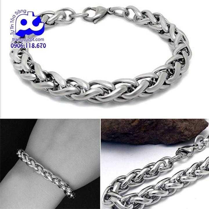 Lắc tay nam kiểu bông dừa phong cách hàn quốc-LN05