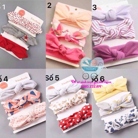 SET 3 BĂNG ĐÔ NƠ VẢI