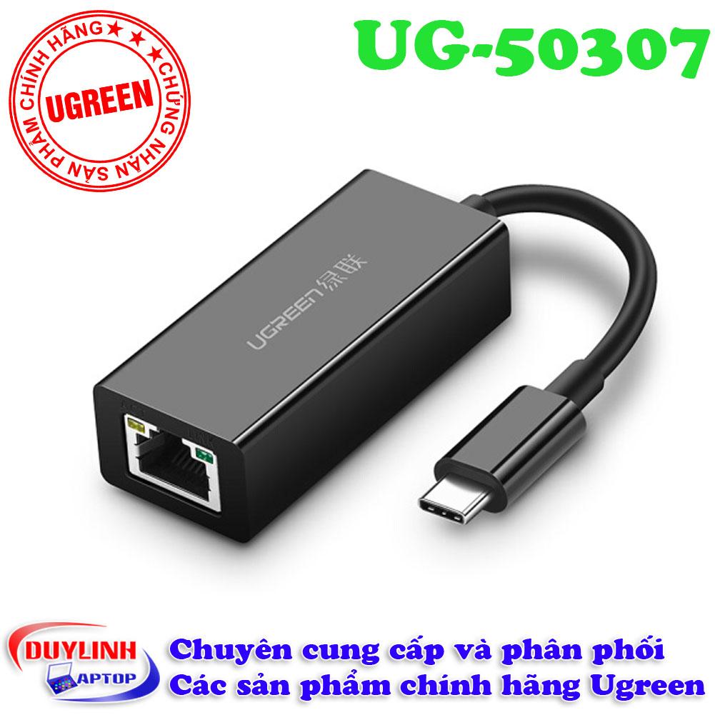 Cáp USB Type C to Lan tốc độ Gigabit  - Adapter USB C Ugreen