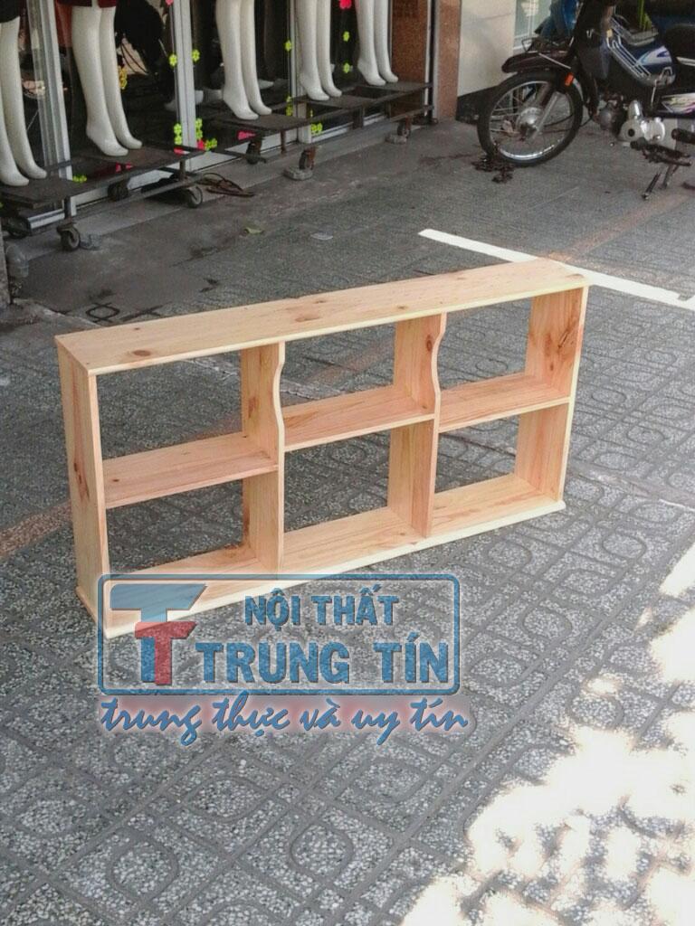 [HCM]kệ sách treo tường gỗ 1m Vàng