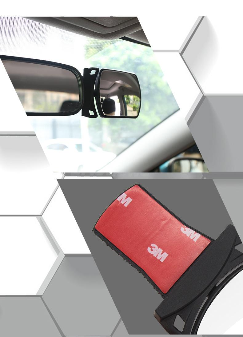 Phụ kiện nối gương chiếu hậu xe hơi 3R 2018 Gương trang trí nội thất mới Gương quan sát gương chiếu hậu Gương gương góc rộng SS40