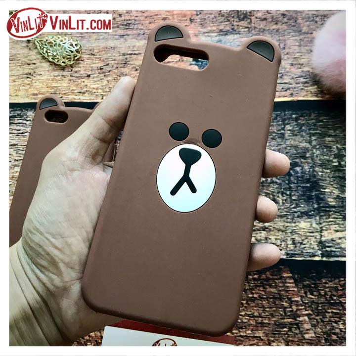 Ốp lưng Iphone silicon gấu brown ốm dễ thương ( ip 6 / 6s ) - IPP181022A3AIP6