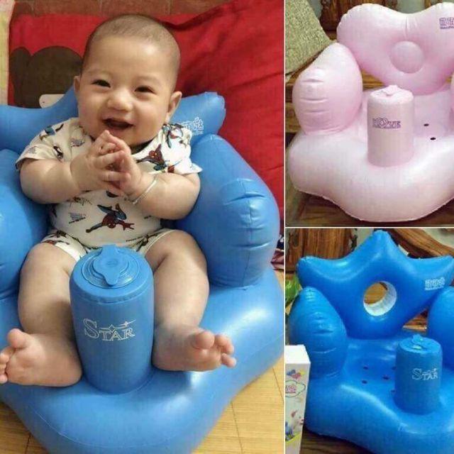 Ghế Hơi Tập Ngồi Cho Bé Iu