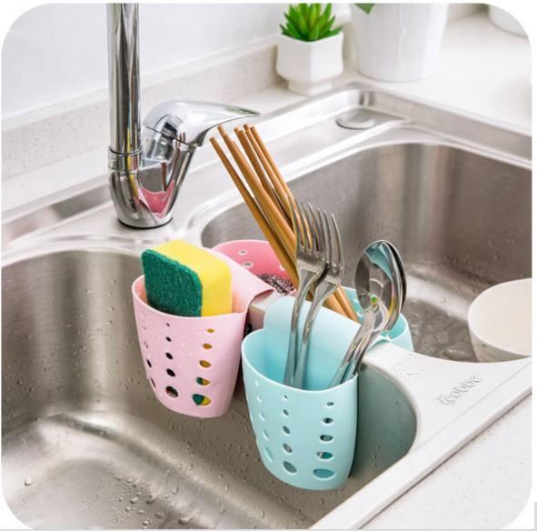 Set 2 giỏ cao su đựng rẻ rửa bát