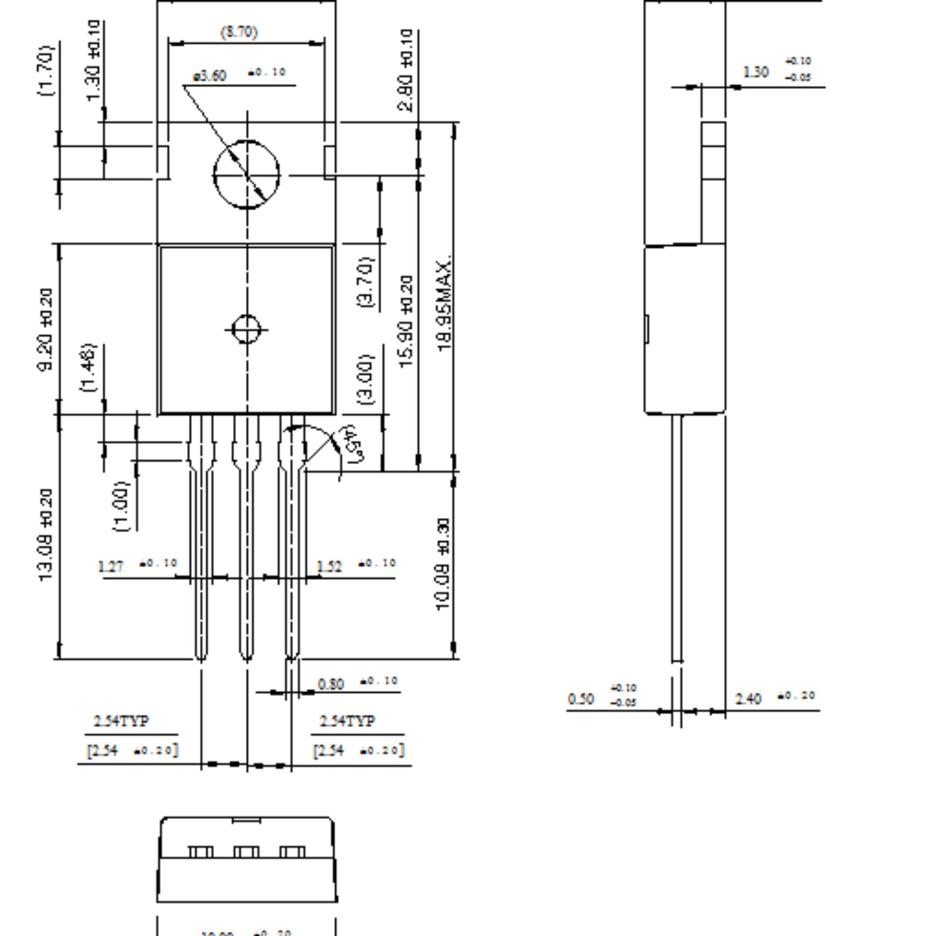 BỘ 10 CON TIP41C TO-220 TRANS NPN 6A 100V