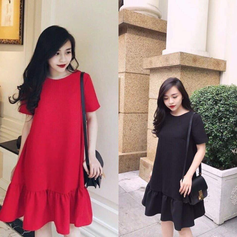 đầm bầu đuôi cá đen,đỏ