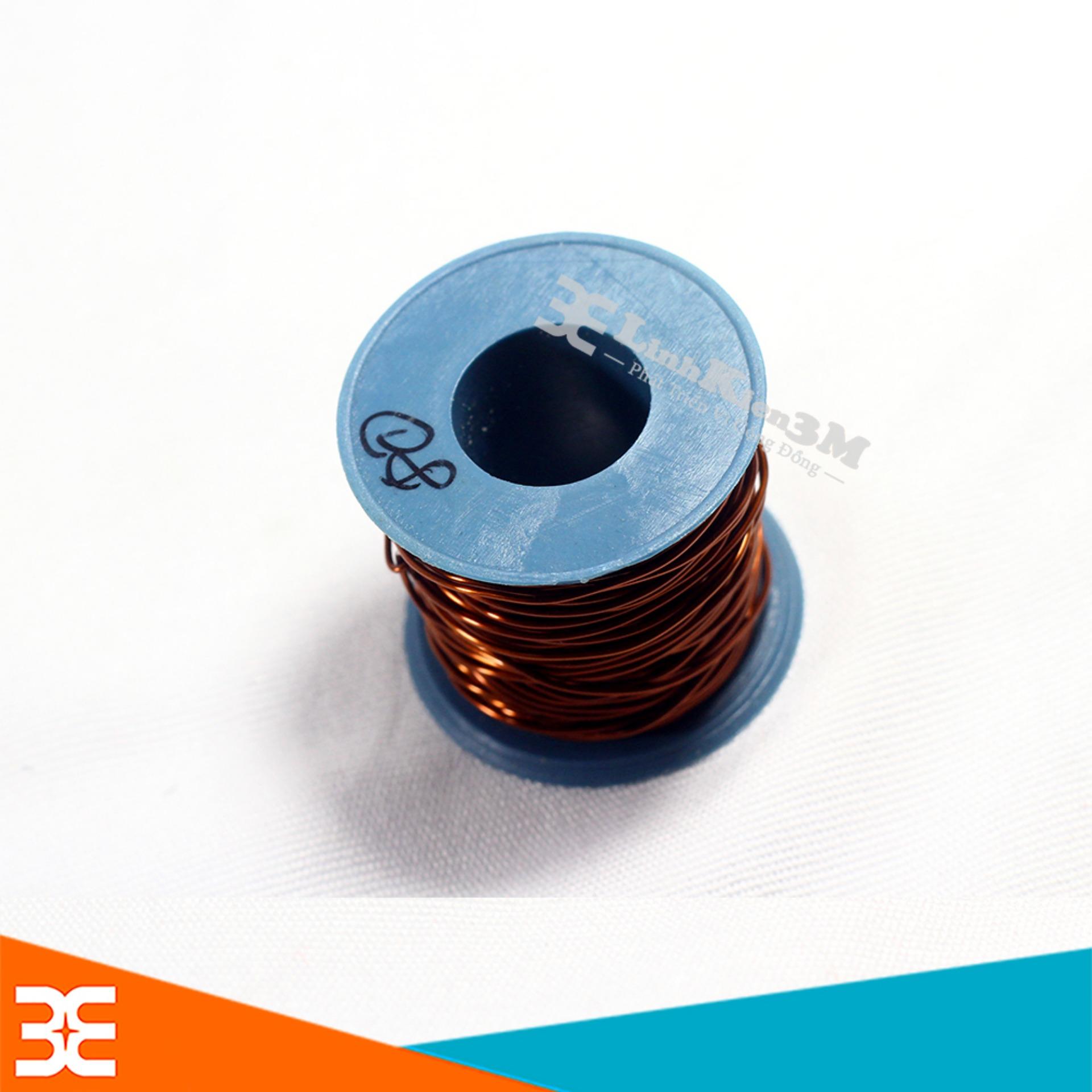 Cuộn 100g Dây Đồng Bọc Cách Điện 0.8mm