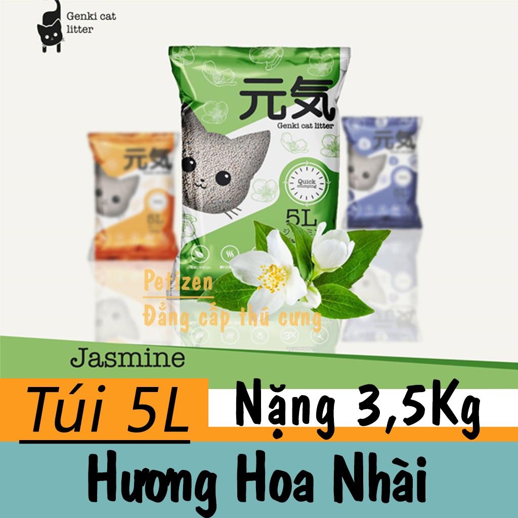 [Túi 5Lit] Cát vệ sinh Genki cho Mèo