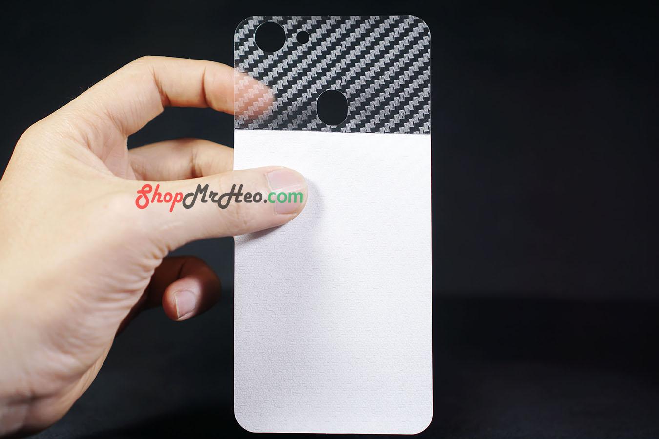 [HCM]Bộ 3 Skin Dán Mặt Lưng Vân 3D OPPO F5