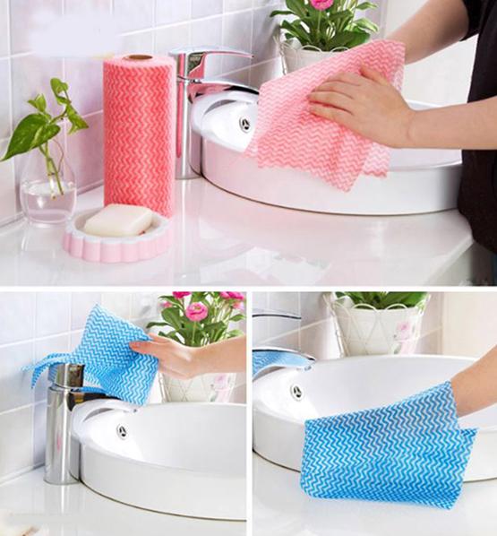 Bộ 6 Cuộn Khăn Lau Đa Năng ( 6 cuôn - 300 cái )