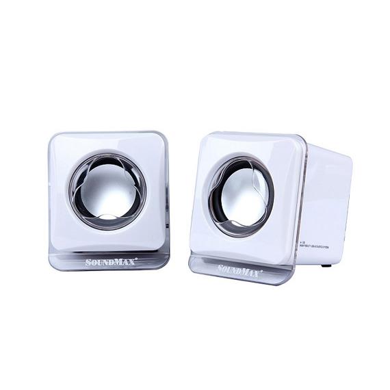 Loa máy tính SoundMax A-120 (Trắng)