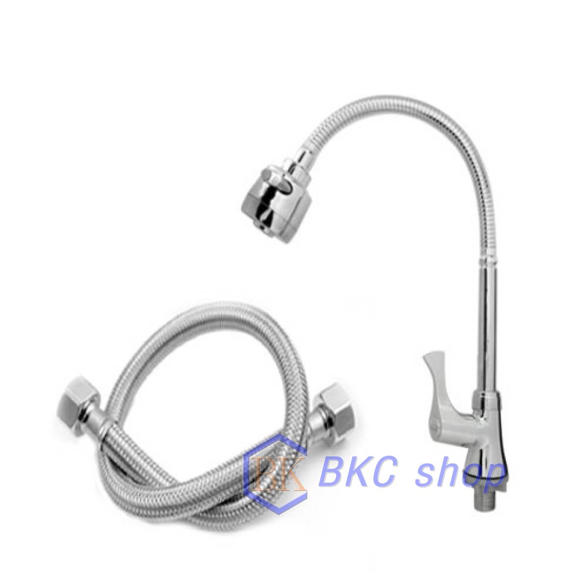 Bộ vòi rửa chén lạnh cần lò xo Sanji CL13B