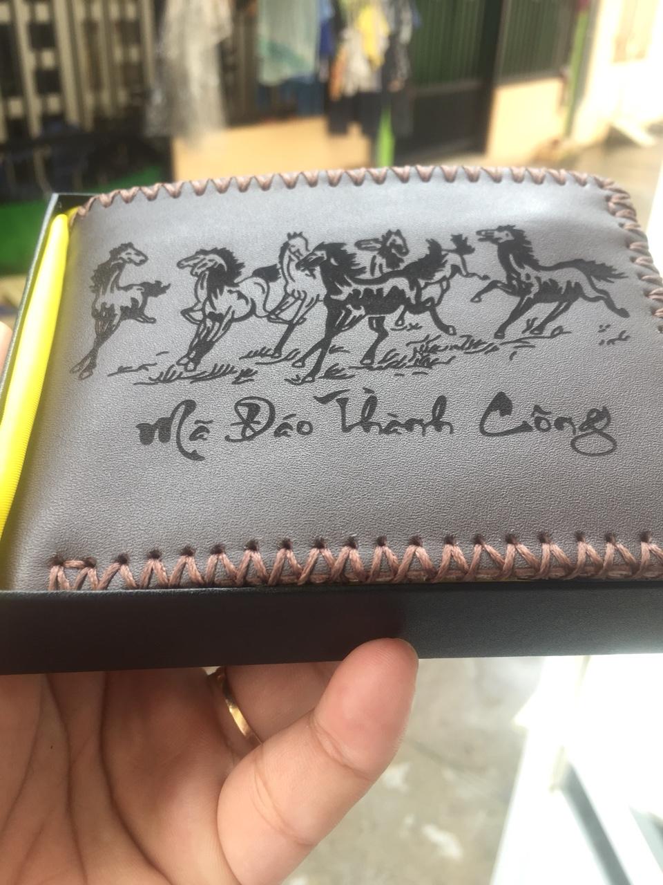 [HCM]Ví Da Bò 100% Mã Đáo Thành Công