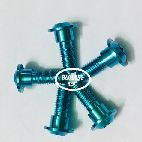 5 ỐC TITANIUM GR5 gắn Đĩa trước Exciter 150 (xanh lục bảo)