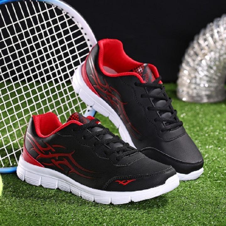 [HCM]Giày  sneaker nam  đỏ đen SP003