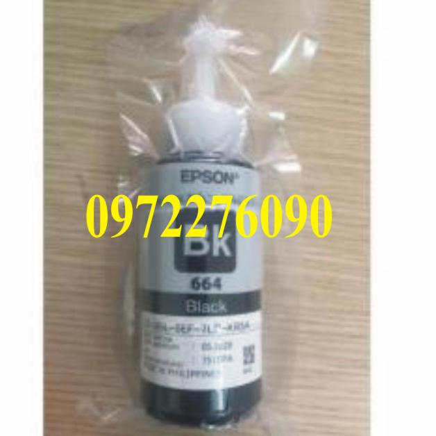 Mực in màu Epson  L310,L360,L365,L120,L565,L555 - màu đen mã 664 ( 95k/1 màu )