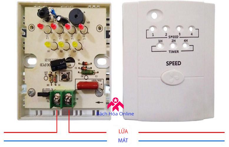 Công tắc điều khiển quạt trần K-555RC