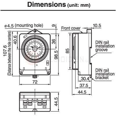 [HCM]Công tắc hẹn giờ TB35809NE5 panasonic