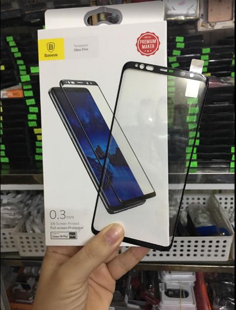 Kính cường lực Full màn hiệu Baseus cho Samsung S9 Plus