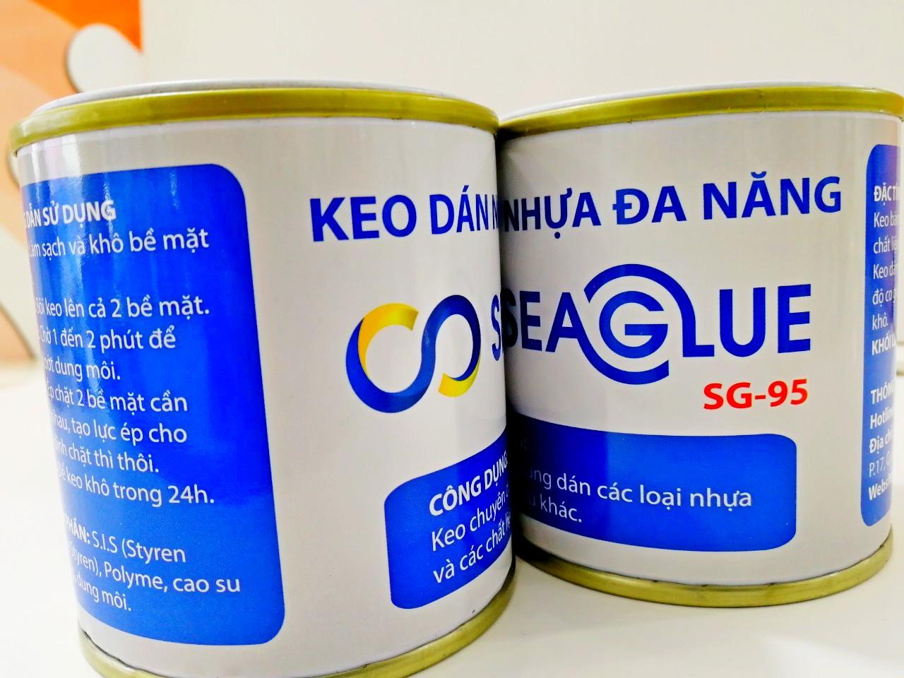 [HCM]Keo dán vá nhựa chống thấm siêu dính Seaglue SG-95 300ml