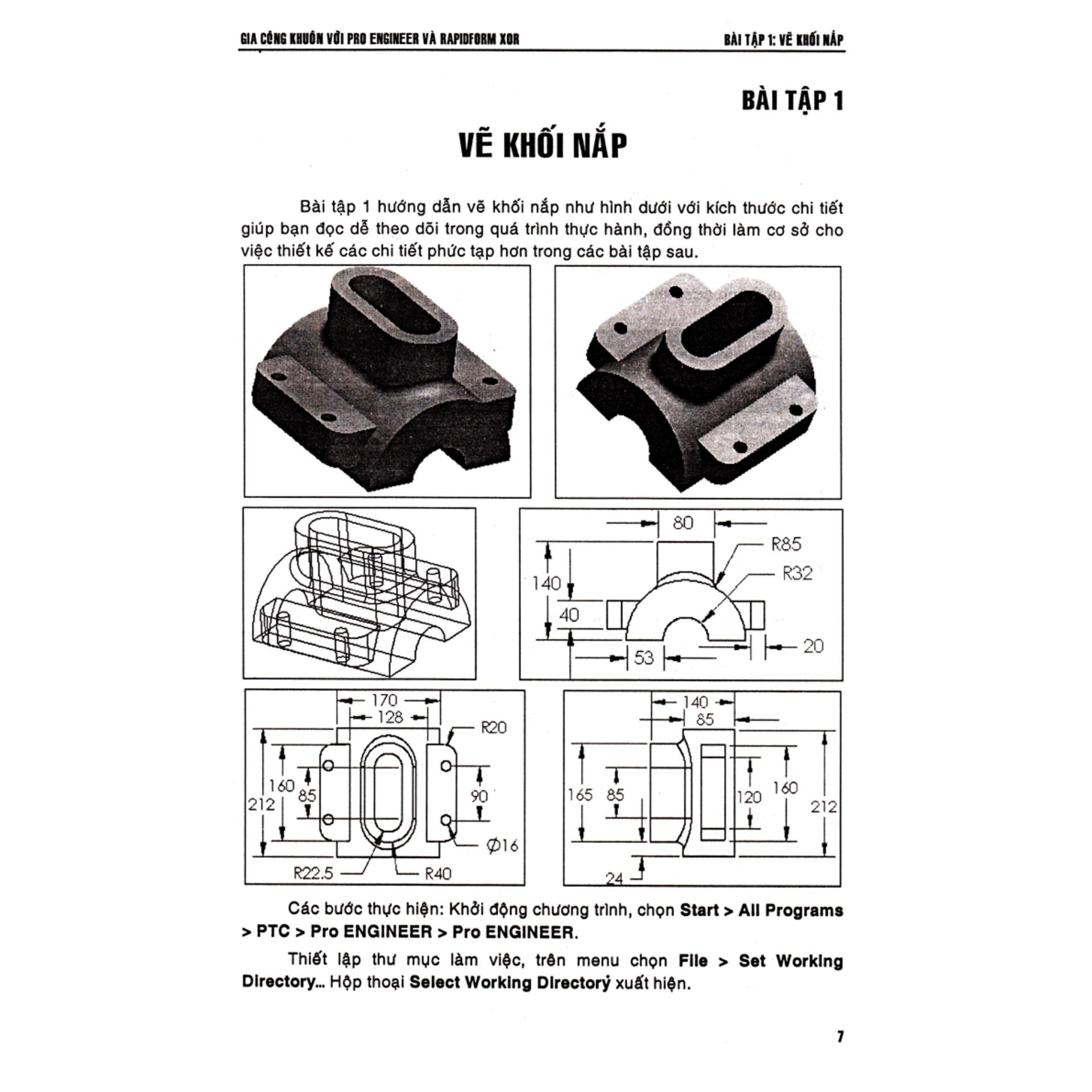 Gia Công Khuôn Với Pro Engineer & Rapidform Xor