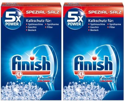 Muối Finish 2,4kg NK Đức Cho Máy Rửa Chén Bát (Tương Đương Somat, Alio )