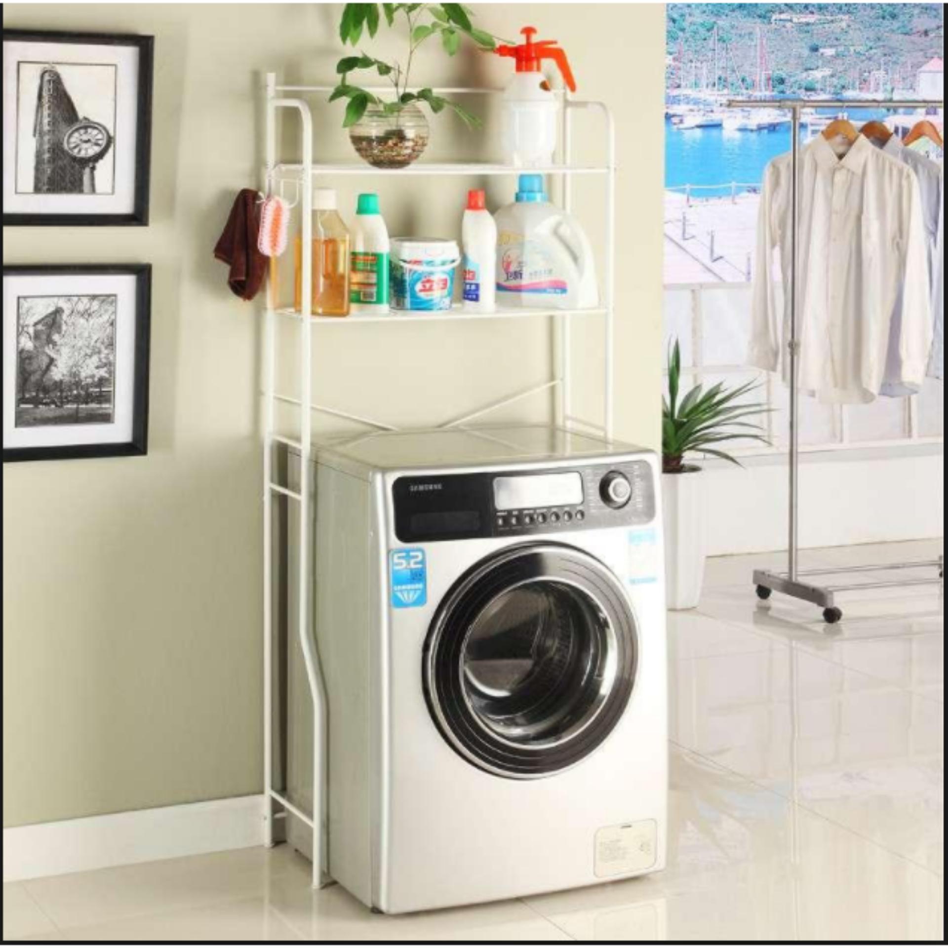 Kệ đựng dụng cụ 2 tầng máy giặt tiết kiệm không gian Best Mart Euro (Trắng)