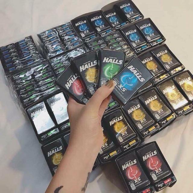 Kẹo cai thuốc lá sugar free halls