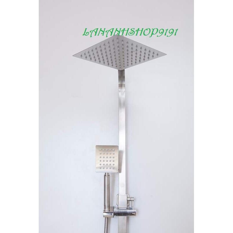 Bộ Sen Cây Vuông ( Nóng Lạnh ) Inox 304 Cao Cấp