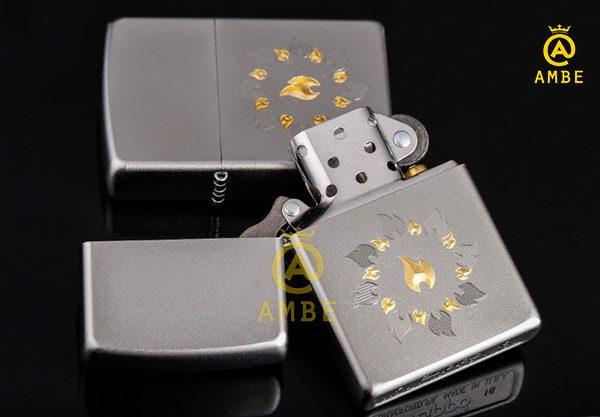 Bật lửa Zippo Mỹ vòng tròn lửa 21192