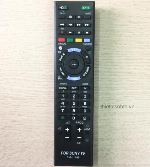Điều Khiển Cho Tivi Sony-LCD, Let, Internet Tivi,..Tương Thích Dòng Điều Khiển Với Mã Model RM-L1165, Bảo Hành 1 Tháng, Giao Hàng Toàn Quốc