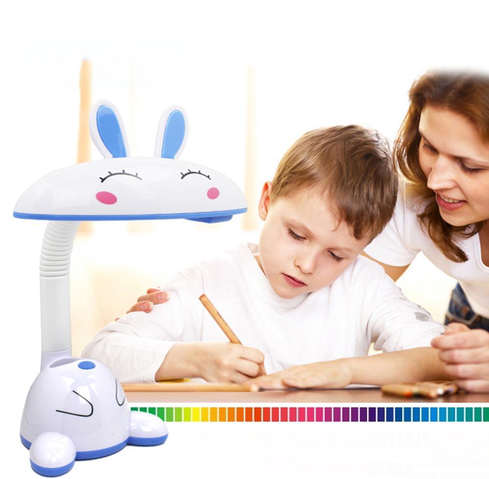 Đèn Học Led Để Bàn - Đèn chống cận cao cấp hình thỏ dễ thương cho bé